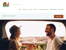 Tablet Screenshot of parkliner.com